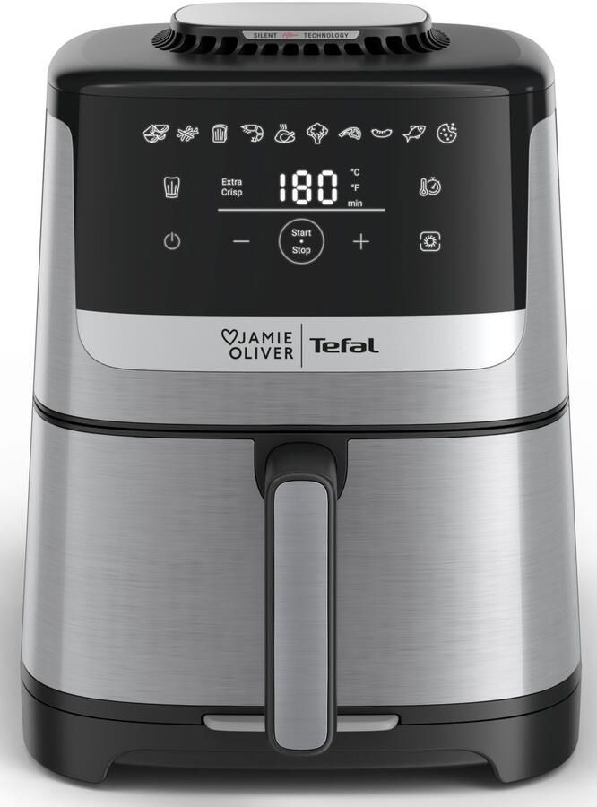 Tefal Airfryer Jamie Oliver by EY55JD Easy Fry Silence Deluxe 10 vooringestelde programma's digitaal touchscreen ey55jd - Foto 6