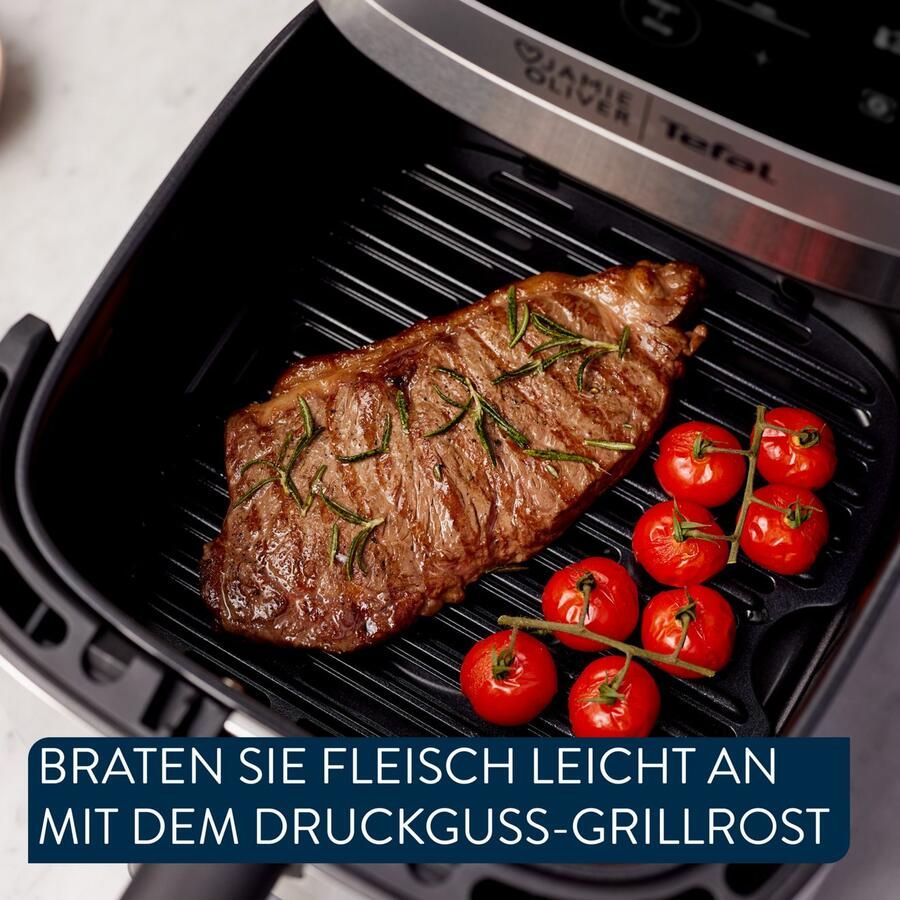 Tefal Airfryer Jamie Oliver by EY55JD Easy Fry Silence Deluxe 10 vooringestelde programma's digitaal touchscreen ey55jd - Foto 5