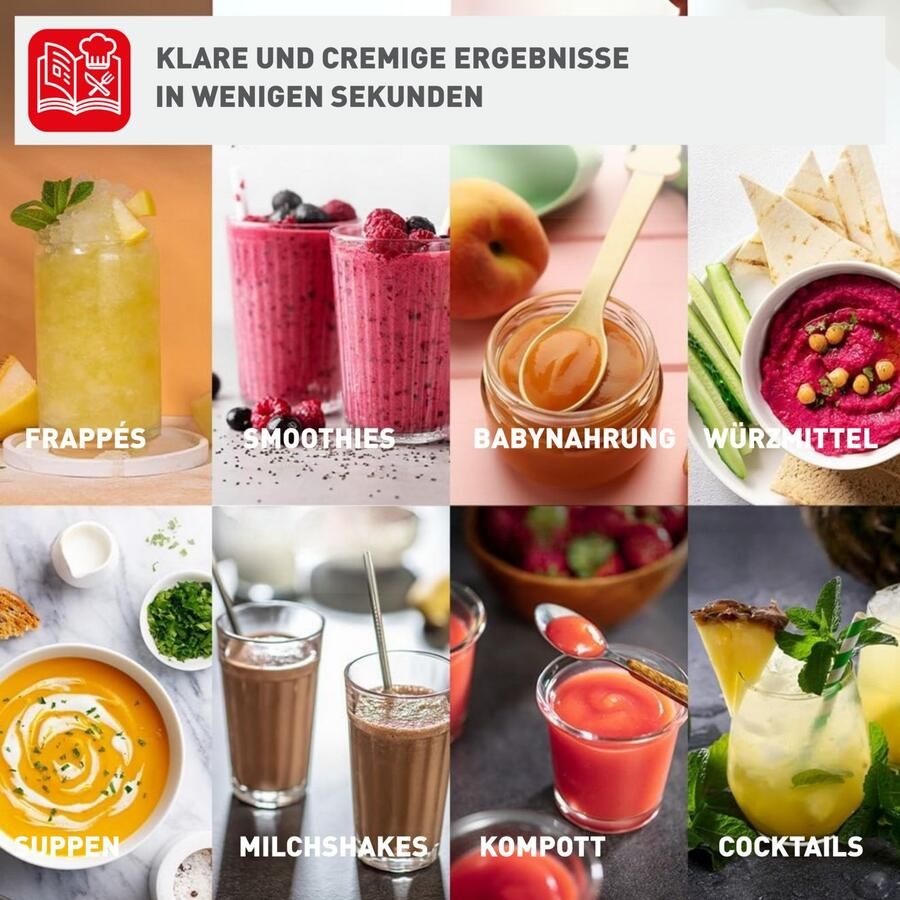 Tefal Perfectmix Essential BL771B High Speed Blender 1.5L Smoothie Maker Glazen Kan Pulse Functie 1200W - Foto 4