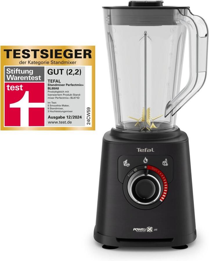 Tefal PerfectMix+ BL88A8 High Speed Blender 1.5L Smoothie Maker 3 Automatische Programma's Glazen Kan Pulse Functie 1200W - Foto 4