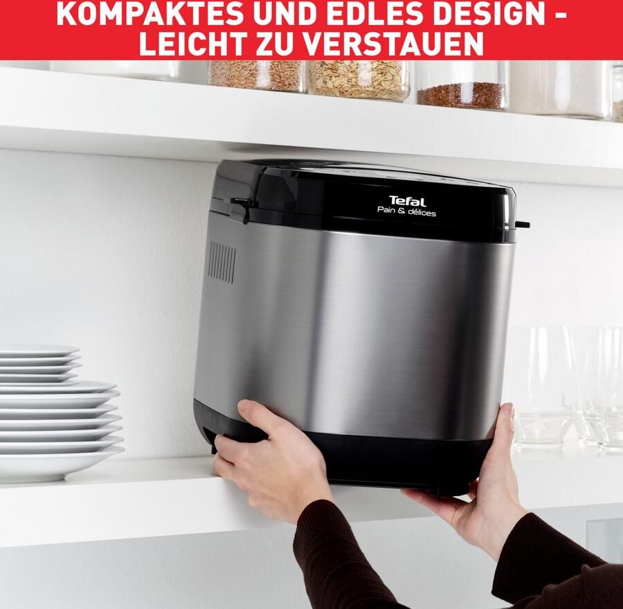 Tefal Pain & Délices PF240E Broodbakmachine 20 Programma's 1L Capaciteit Inclusief Yoghurtmaker - Foto 5