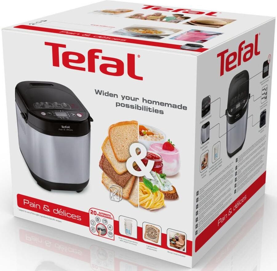Tefal Pain & Délices PF240E Broodbakmachine 20 Programma's 1L Capaciteit Inclusief Yoghurtmaker - Foto 5