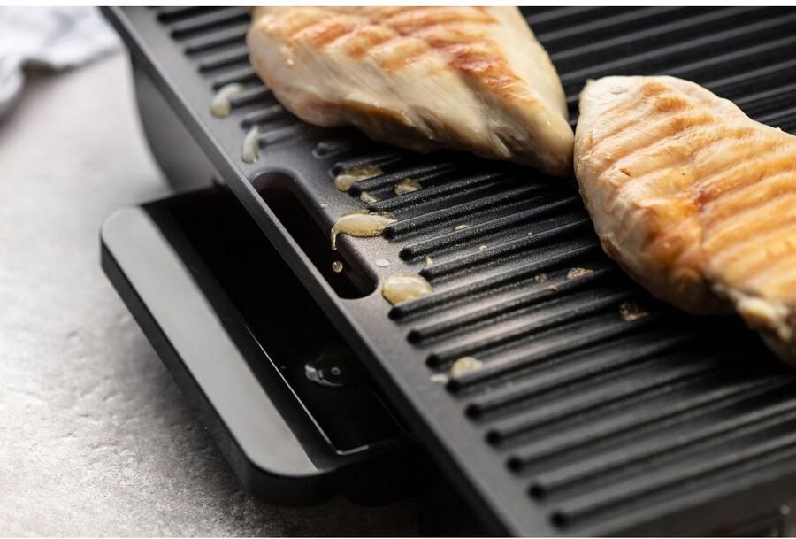 Tefal Contactgrill GC242D Inicio Grill Adjust regelbare thermostaat met 3 standen bakplaten met antiaanbaklaag - Foto 8