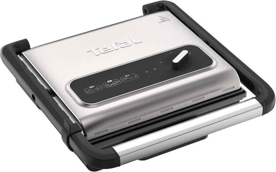Tefal Contactgrill GC242D Inicio Grill Adjust regelbare thermostaat met 3 standen bakplaten met antiaanbaklaag - Foto 12