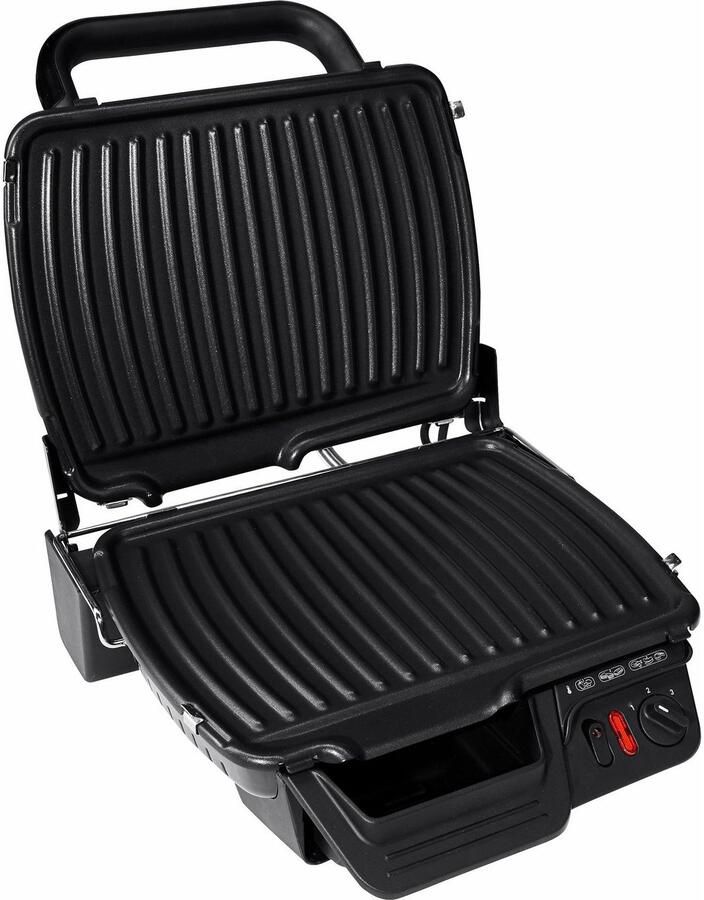 Tefal Ultra Compact Classic GC3050 Contactgrill 180˚ Uitklapbaar Regelbare thermostaat 2000W Anti-aanbaklaag Zwart - Foto 4