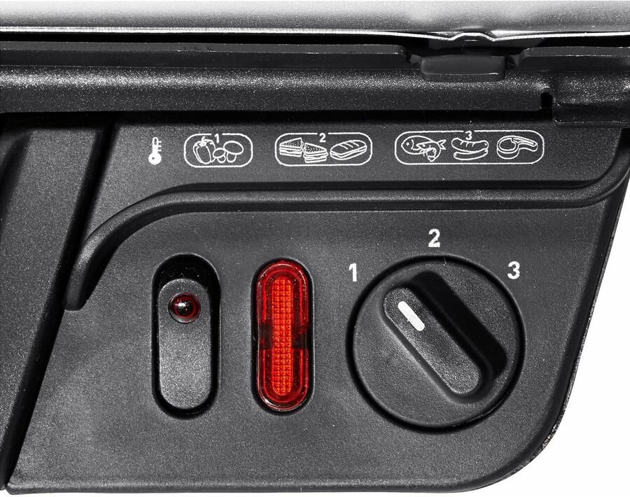 Tefal Ultra Compact Classic GC3050 Contactgrill 180˚ Uitklapbaar Regelbare thermostaat 2000W Anti-aanbaklaag Zwart - Foto 3