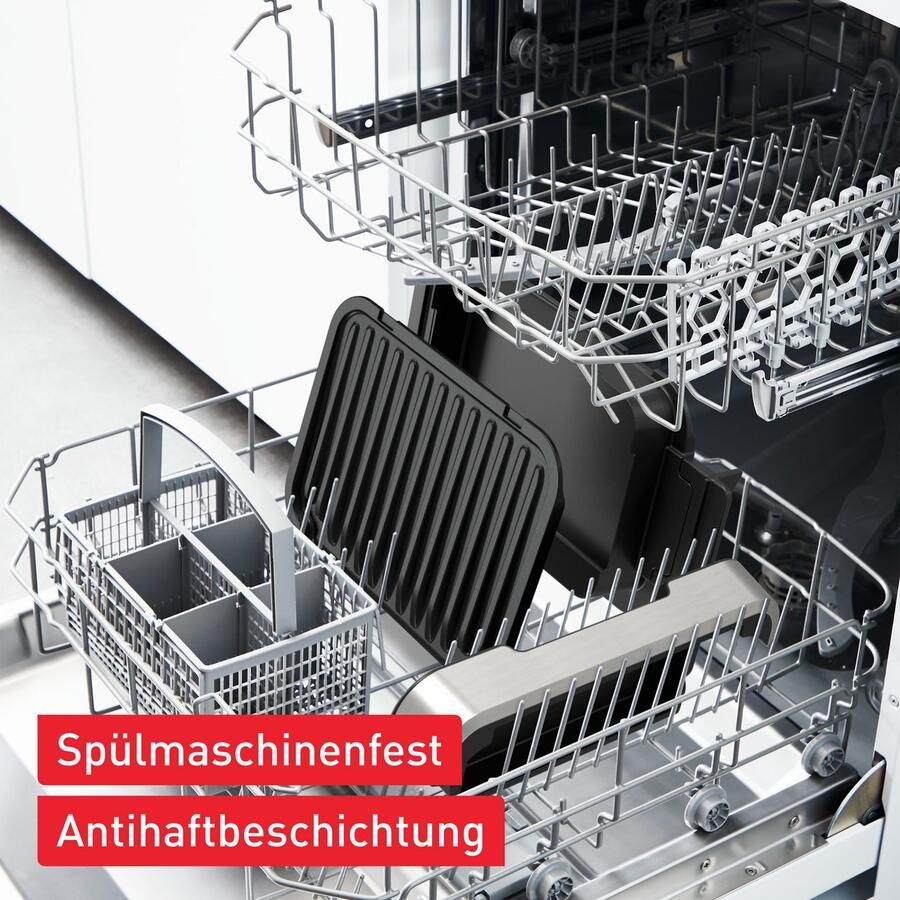 Tefal OptiGrill 4in1 GC774D Intelligente Contactgrill Inclusief Bakschaal Grill Tafel barbecue Oven en Complete Maaltijd 9 Automatische programma's Gaarheidsindicator 2100W RVS - Foto 6