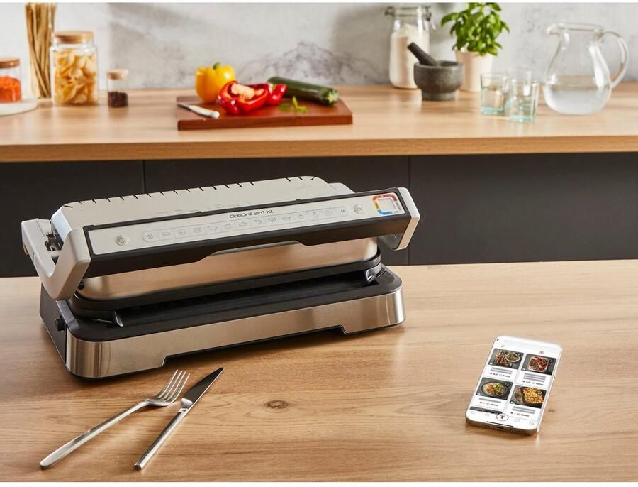Tefal Contactgrill OptiGrill 2in1 XL GC782D - Foto 10