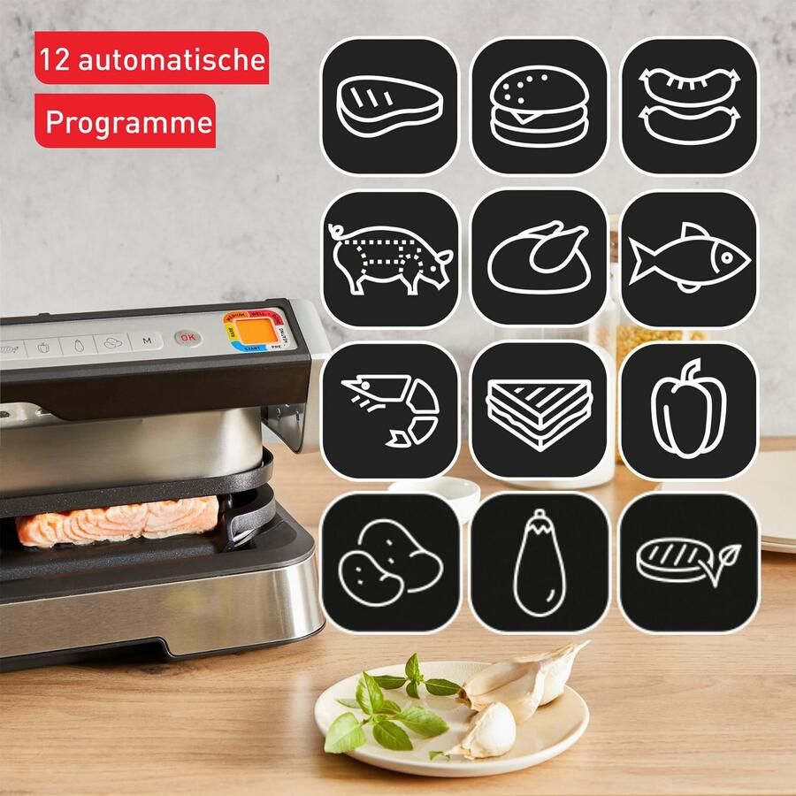 Tefal Contactgrill OptiGrill 2in1 XL GC782D - Foto 3