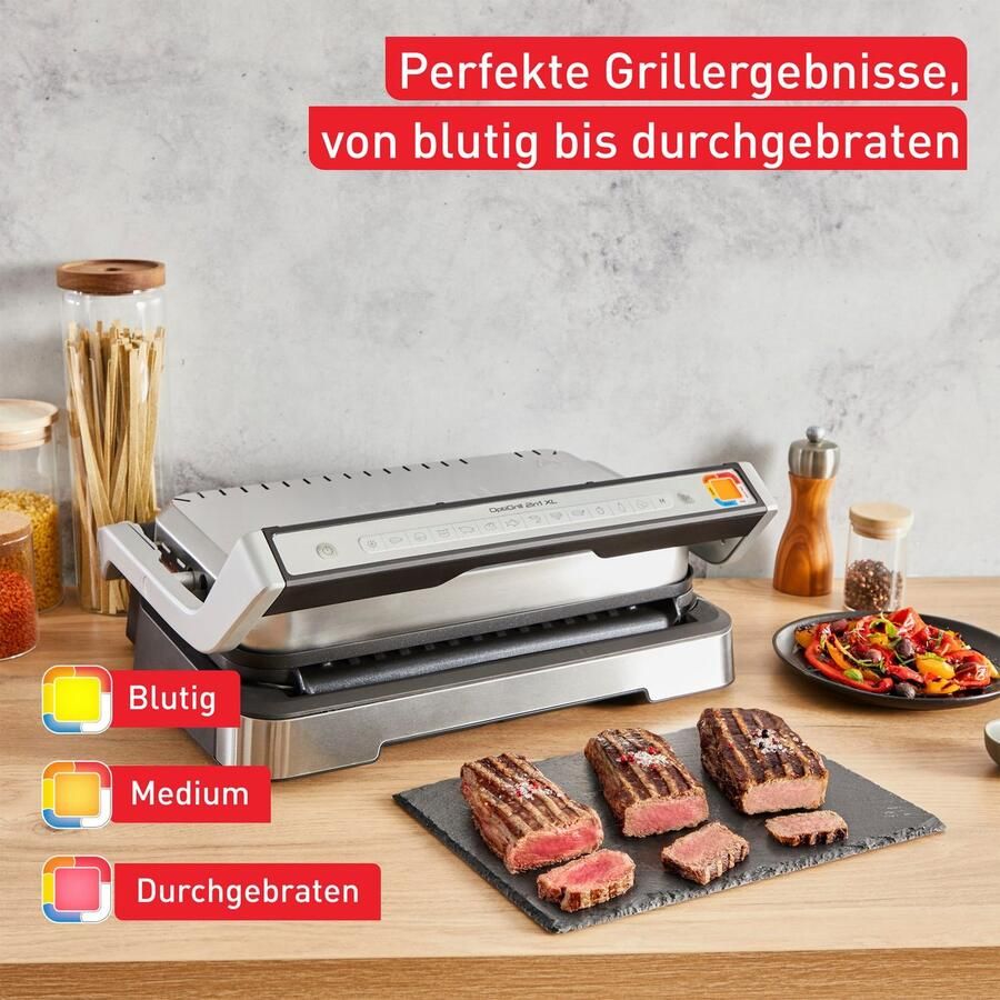 Tefal Contactgrill OptiGrill 2in1 XL GC782D - Foto 6