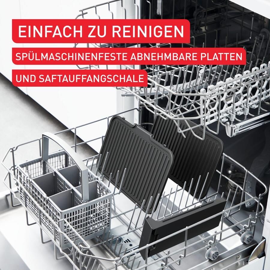 Tefal Contactgrill SuperGrill 3in1 XL Grill Barbecue- Ovenstand 3 temperaturen vaatwasmachinebestendige platen grillen voor tot 8 personen gc520d - Foto 5