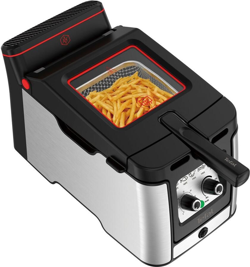 Tefal Clear Duo FR600D Frituurpan 3.5L 2000W Koude Zone Anti-geurfilter RVS - Foto 10