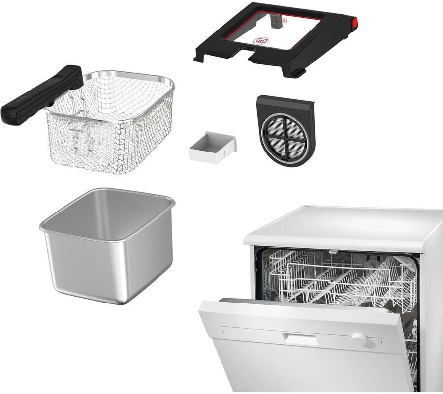 Tefal Clear Duo FR600D Frituurpan 3.5L 2000W Koude Zone Met kijkvenster Anti-geurfilter RVS - Foto 12