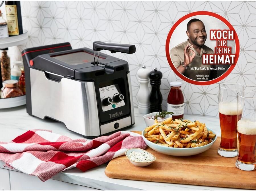 Tefal Clear Duo FR600D Frituurpan 3.5L 2000W Koude Zone Met kijkvenster Anti-geurfilter RVS - Foto 16