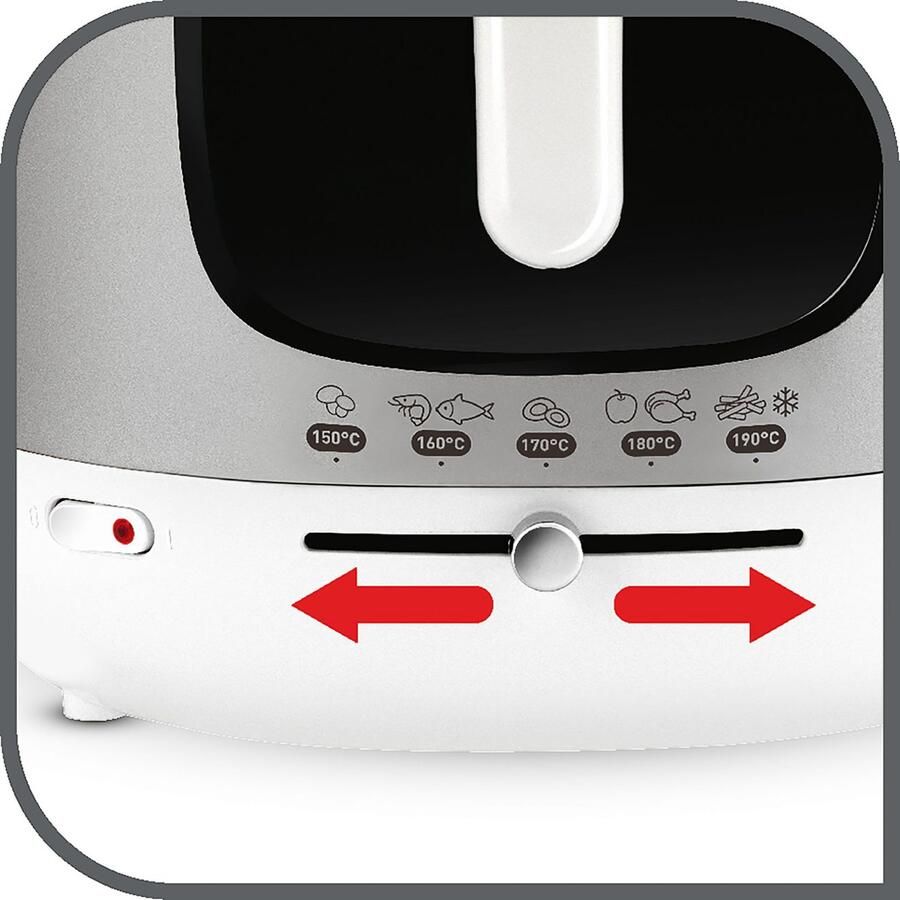 Tefal Mega FR4800 Frituurpan 3 L Anti-geurfilter Kijkvenster Makkelijk Schoonmaken Voor Grote Porties 2100W - Foto 3