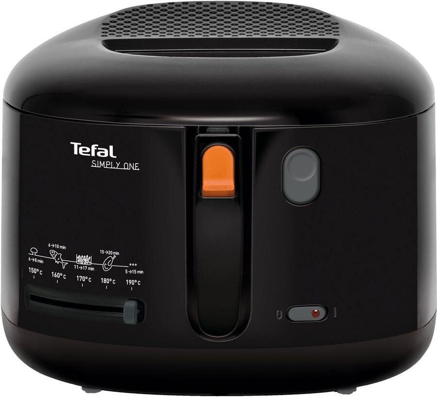 Tefal Simply One FF1608 Frituurpan 2 1 L Coolwall Kijkvenster Eenvoudig Schoon te Maken 1900W Zwart - Foto 2