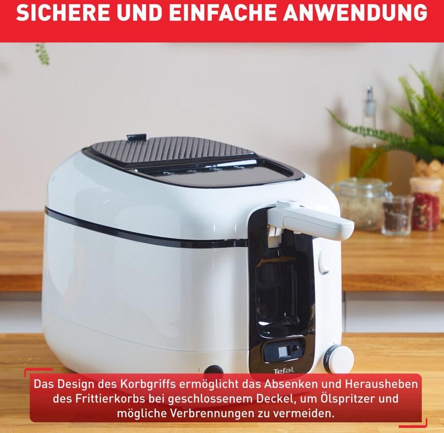 Tefal Super Uno FR3140 Frituurpan 2 L Anti-geurfilter Kijkvenster Digitale timer Makkelijk Schoonmaken 1800W - Foto 6