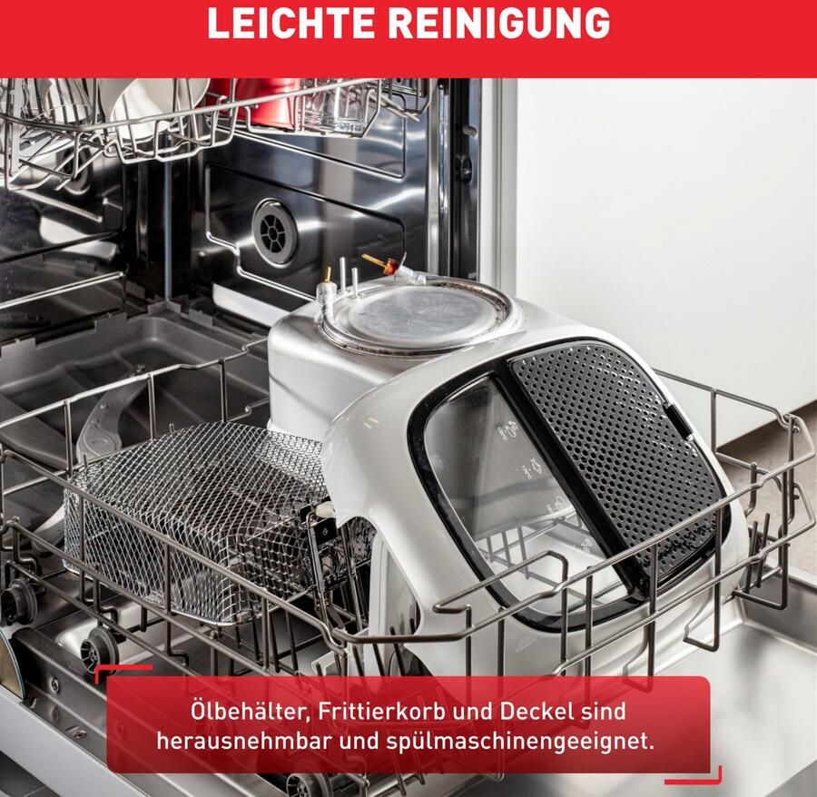 Tefal Super Uno FR3140 Frituurpan 2 L Anti-geurfilter Kijkvenster Digitale timer Makkelijk Schoonmaken 1800W - Foto 9