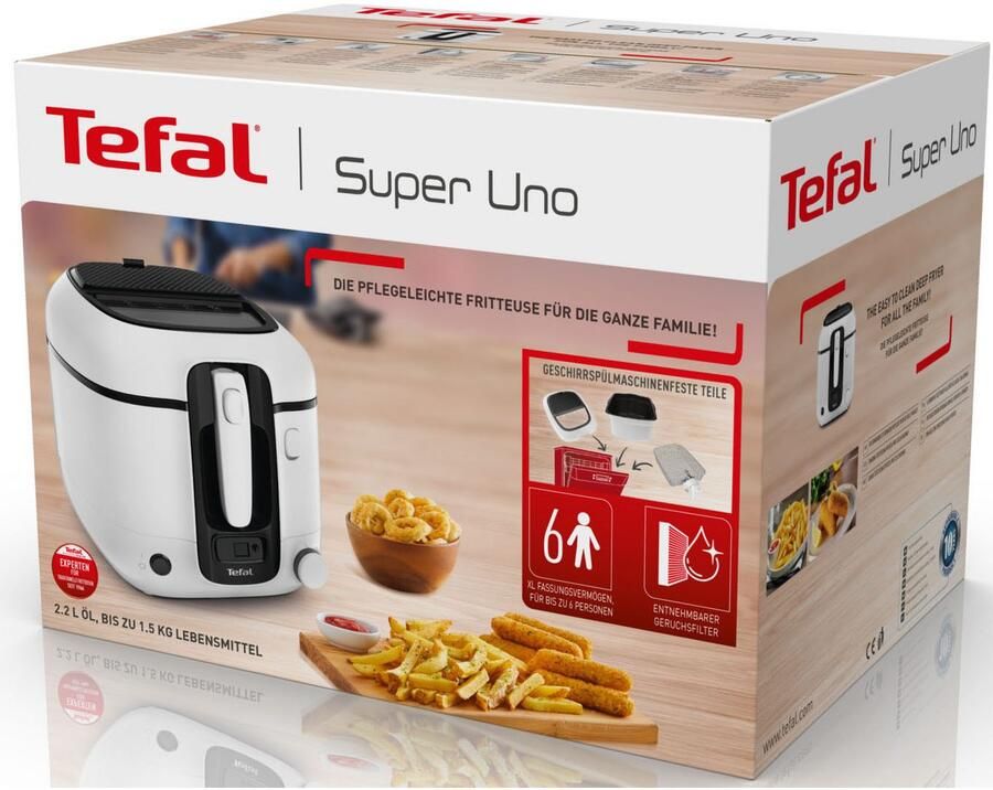 Tefal Super Uno FR3140 Frituurpan 2 L Anti-geurfilter Kijkvenster Digitale timer Makkelijk Schoonmaken 1800W - Foto 13