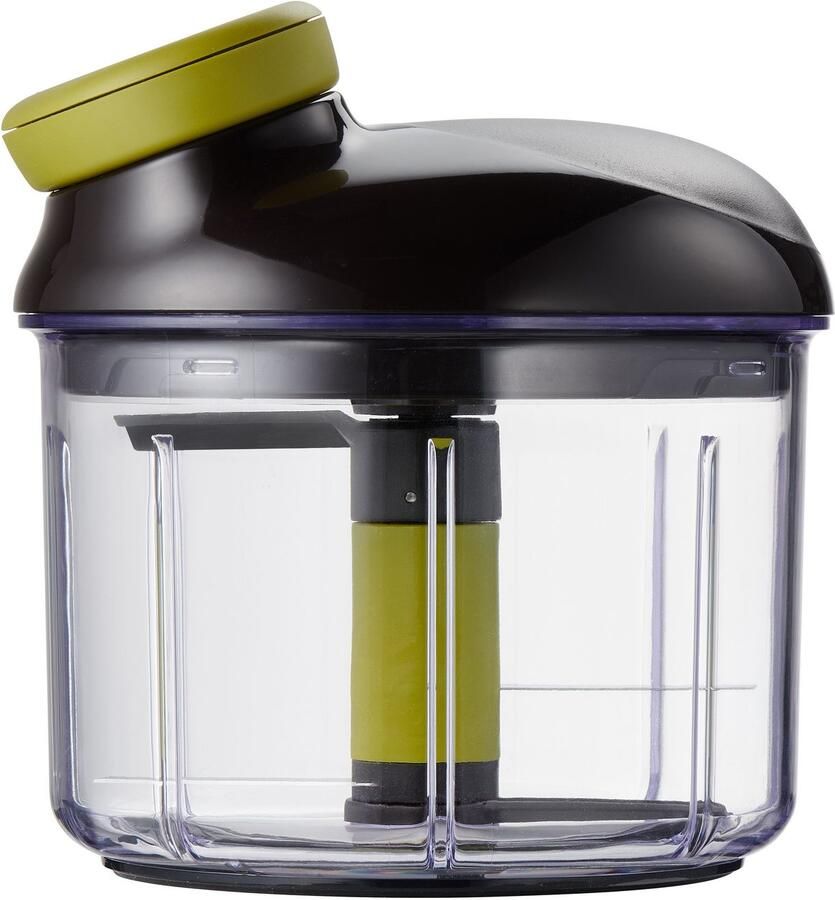 Tefal Groentesnijder Ingenio hakker 900ml roestvrijstalen messen antislip soft-touch handgreep zwart groen