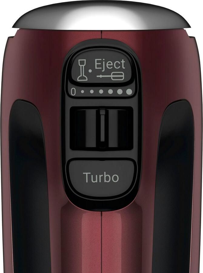 Tefal Powermix Silence HT6525 Handmixer Met Deeghaken en Gardes Staafmixer opzetstuk Variabele Snelheid en Turbofunctie Stille Werking 600W Rood - Foto 4