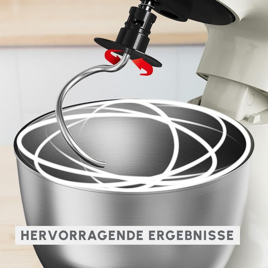 Tefal Keukenmachine QB140A Bake Easy 12 snelheden + pulse planetair roersysteem 3 5 l - Foto 3