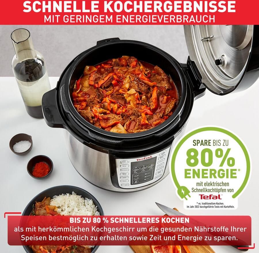 Tefal Multi-cooker Fast & Delicious incl. rijstlepel onderzetter maatbeker & recepten - Foto 4