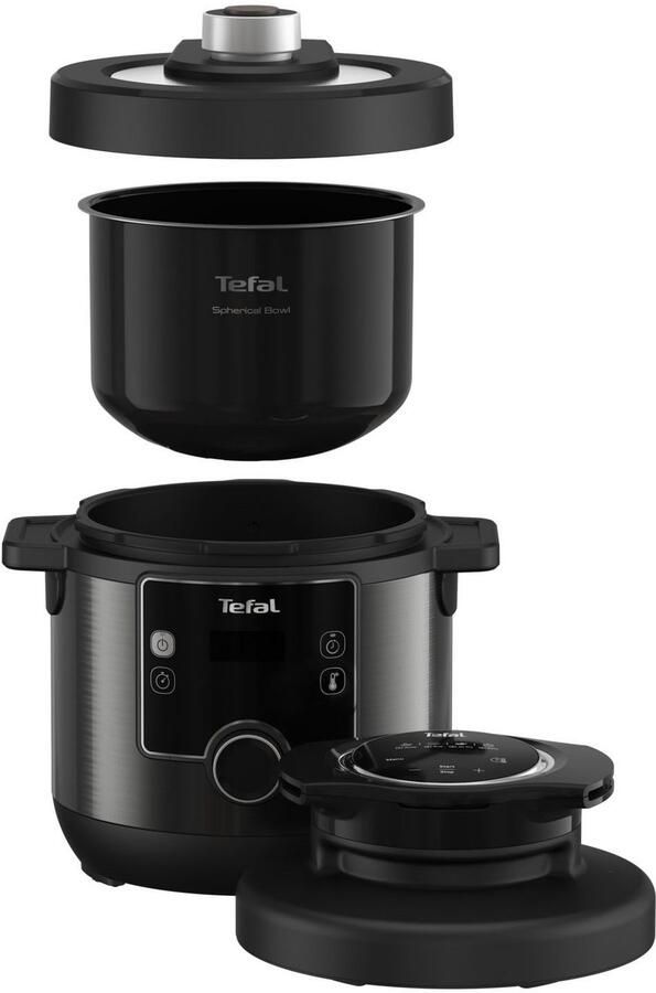 Tefal Multi-cooker Turbo Cuisine & Fry incl. Extra-Crisp deksel 1-knopsbediening Snelkookpan hete lucht friteuse 15 automatische programma's CY7788 - Foto 20