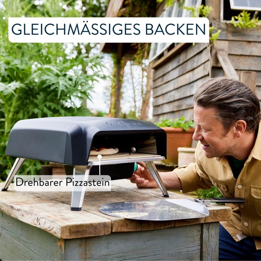 Tefal Pizza-oven Jamie Oliver by Pizza Pronto compacte gaspizzaoven voor thuis