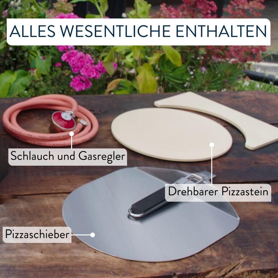 Tefal Pizza-oven Jamie Oliver by Pizza Pronto compacte gaspizzaoven voor thuis - Foto 4