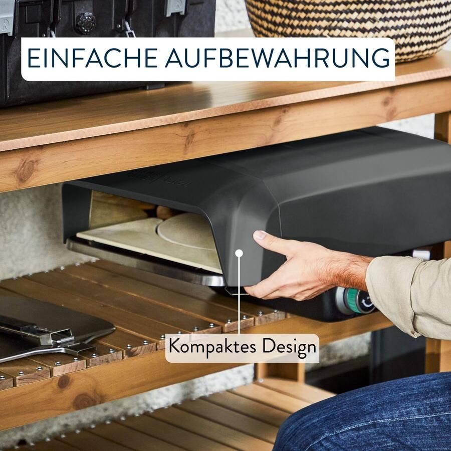 Tefal Pizza-oven Jamie Oliver by Pizza Pronto compacte gaspizzaoven voor thuis - Foto 5