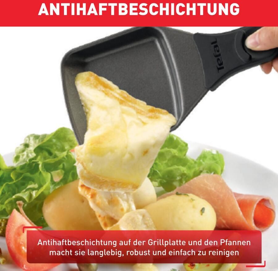 Tefal Inox & Design RE4588 Gourmetset 10 Pannetjes RVS Geschikt voor 10 Personen Anti-aanbaklaag - Foto 5