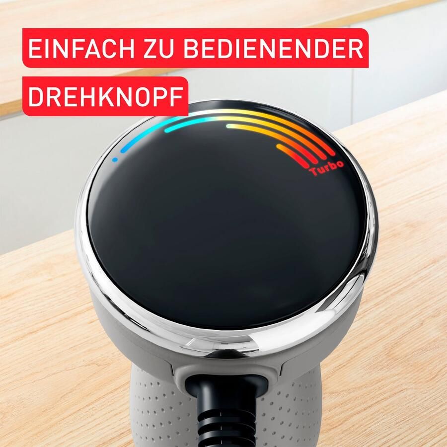 Tefal Staafmixer HB67MB Quickchef+ 3-in-1 XL Verkleineraar klopper 5-in-1-opzetstuk stilte-modus - Foto 3