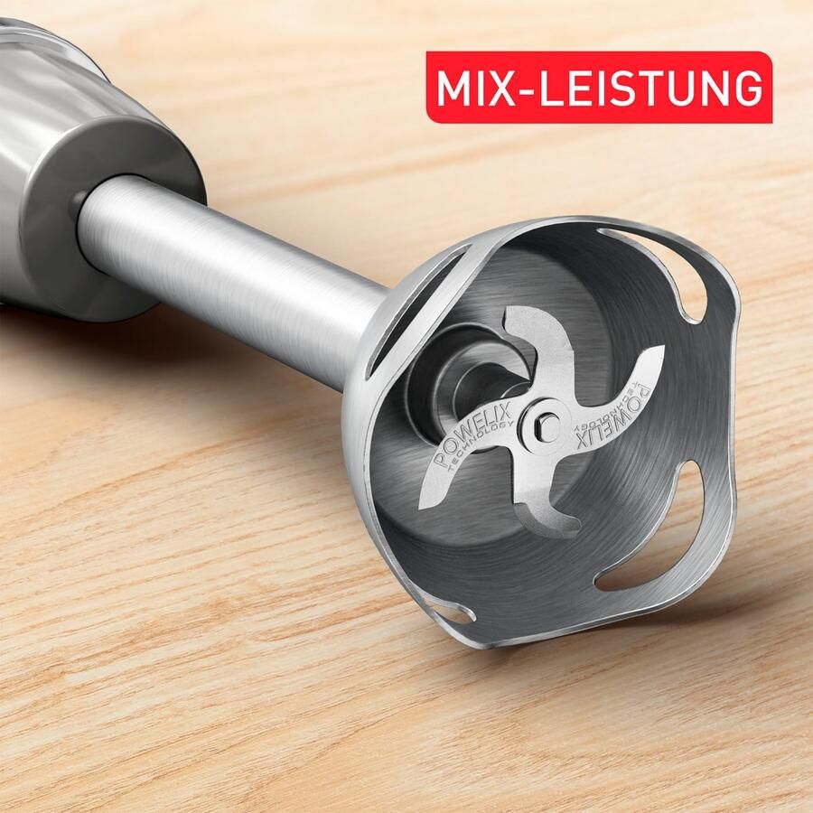 Tefal Staafmixer HB67MB Quickchef+ 3-in-1 XL Verkleineraar klopper 5-in-1-opzetstuk stilte-modus - Foto 4