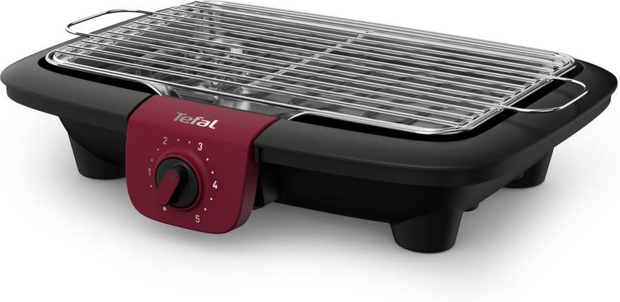 Tefal Tafelgrill EasyGrill Adjust met water vulbare lekbak tegen rook en geuren vaatwasmachinebestendig rooster en druppelschaal plaatsbesparend bg90e5 - Foto 6