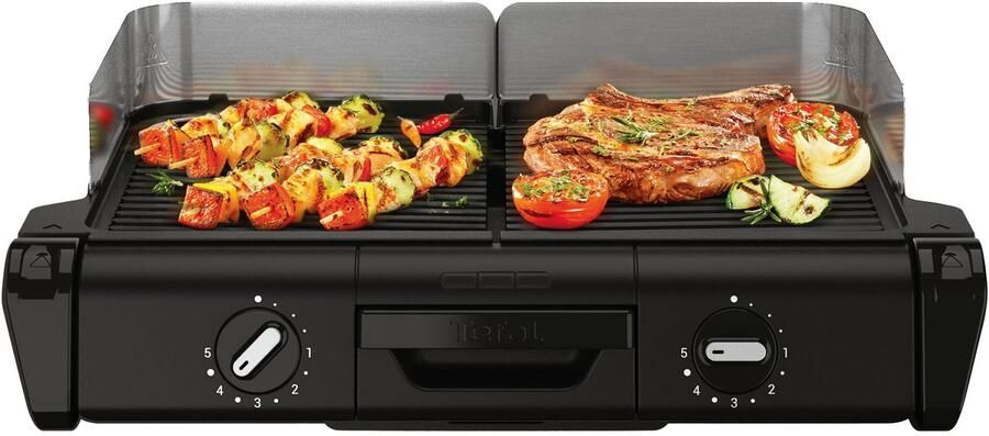 Tefal Tafelgrill TG800N Family-Grill Indoor- & outdoor-elektrische grill 2 grillplaten anti-aanbaklaag 2400 W - Foto 7