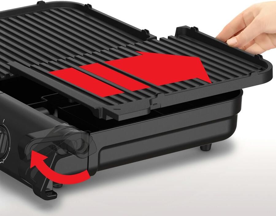 Tefal Tafelgrill TG800N Family-Grill Indoor- & outdoor-elektrische grill 2 grillplaten anti-aanbaklaag 2400 W - Foto 6