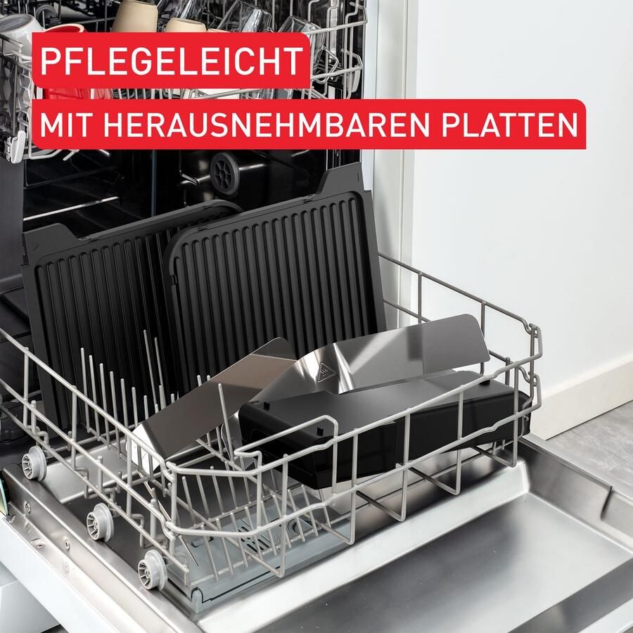 Tefal Tafelgrill TG800N Family-Grill Indoor- & outdoor-elektrische grill 2 grillplaten anti-aanbaklaag 2400 W - Foto 5