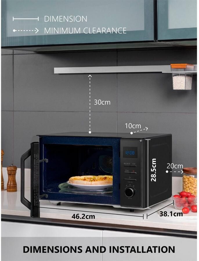 Toshiba Magnetron MW2-AC25TF(BK) Veelzijdige combifunctie - Foto 5