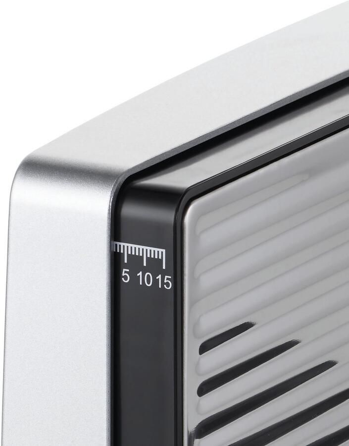 Unold Curve Silver snijmachine Electrisch 100 W Zwart Zilver - Foto 4
