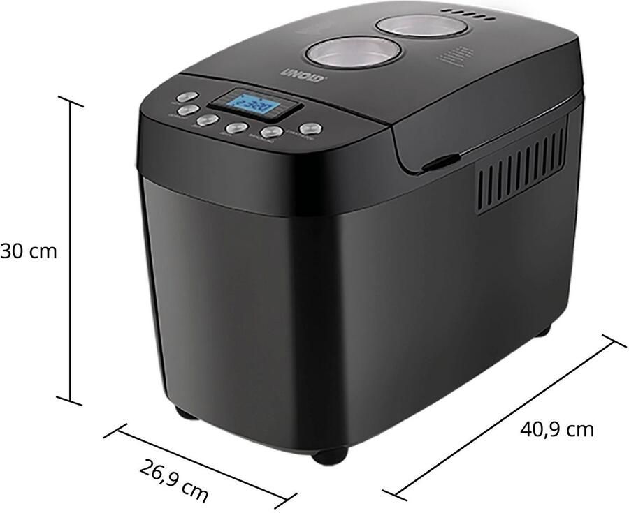 Unold BACKMEISTER Big broodbakmachine 850 W Zwart - Foto 6