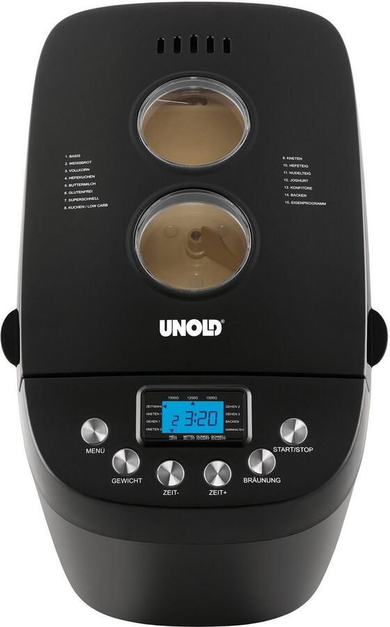 Unold BACKMEISTER Big broodbakmachine 850 W Zwart - Foto 8