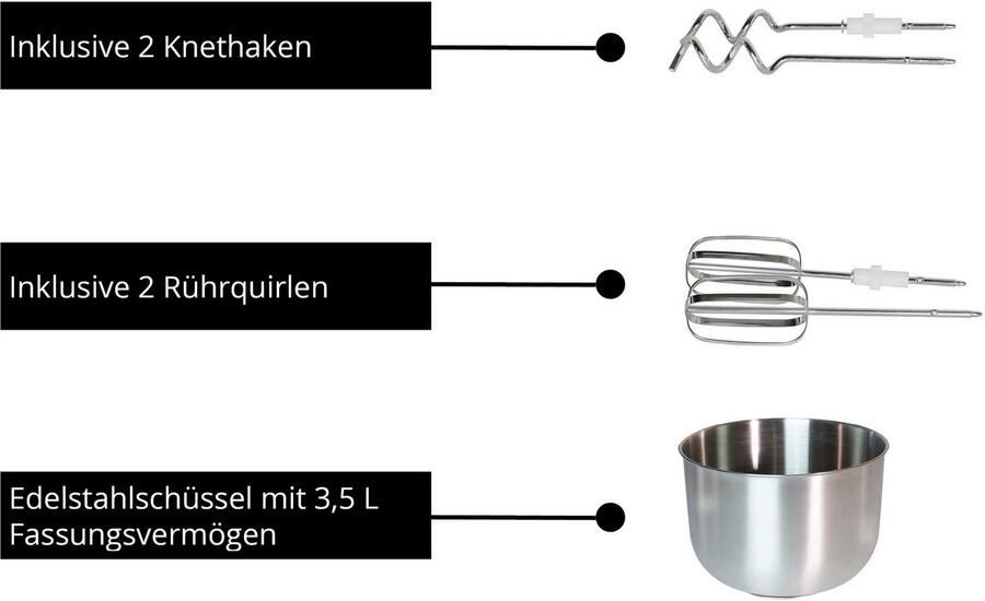 Unold Handmixer 78720 met mengkom Hannah - Foto 11