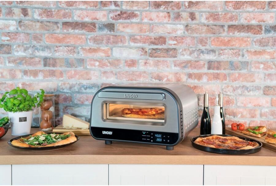 Unold 68816 pizzamaker en -oven 1 pizza('s) 1700 W Zilver - Foto 4