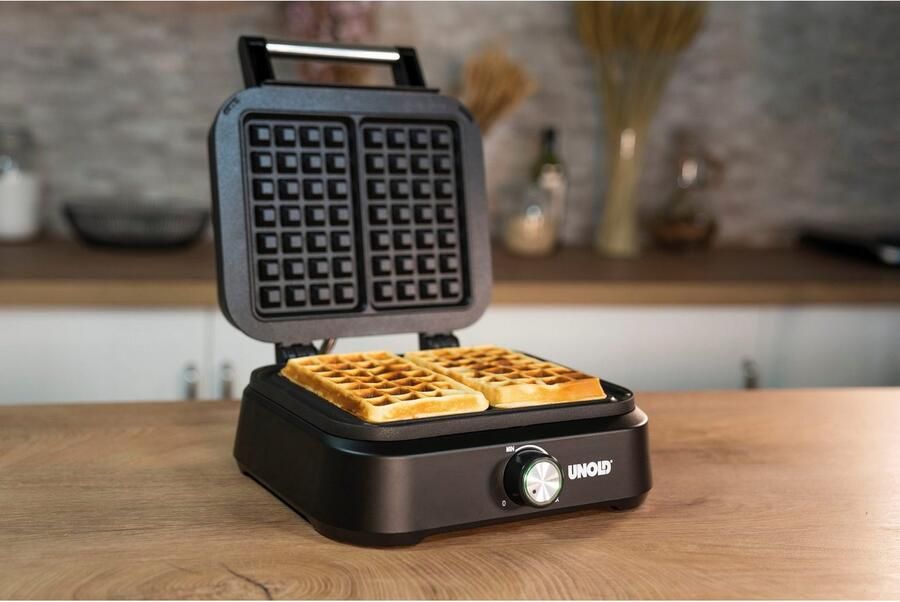 Unold Brüssel Wafelijzer CoolTouch-behuizing Zwart - Foto 11