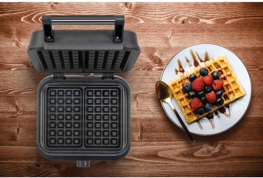 Unold Brüssel Wafelijzer CoolTouch-behuizing Zwart - Foto 7