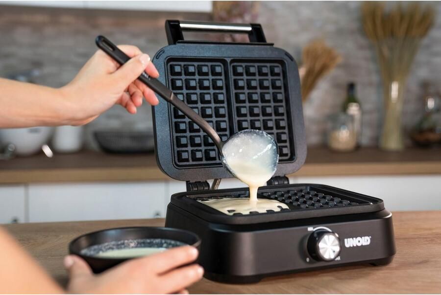 Unold Brüssel Wafelijzer CoolTouch-behuizing Zwart - Foto 10