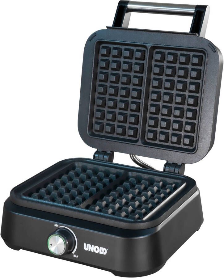Unold Brüssel Wafelijzer CoolTouch-behuizing Zwart