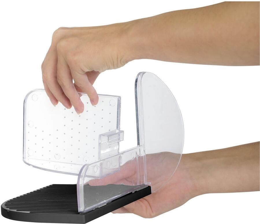 Wenko Allessnijder Broodsnijmachine met roestvrijstalen mes en handmatige handgreep snijdikte traploos instelbaar - Foto 4