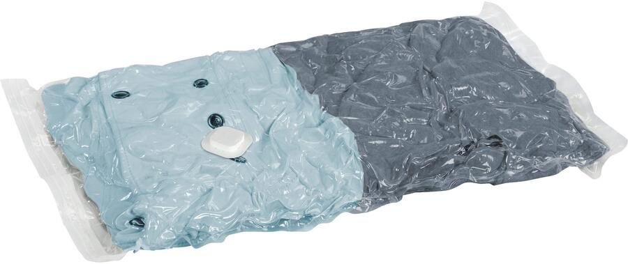 Wenko Vacumeerzak Reisset Vacuümzakken voor kleding voor ruimtebesparende opslag met pomp (set 6-delig) - Foto 13